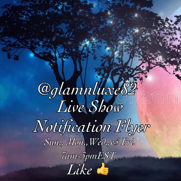 🦋@glamnluxe82 FLYER!! Like This To Be Notified When I’m Live!!🦋 - Picture 1 of 10